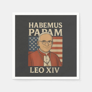 Habemus papam Pope Leo XIV Christian Church Pappersservett