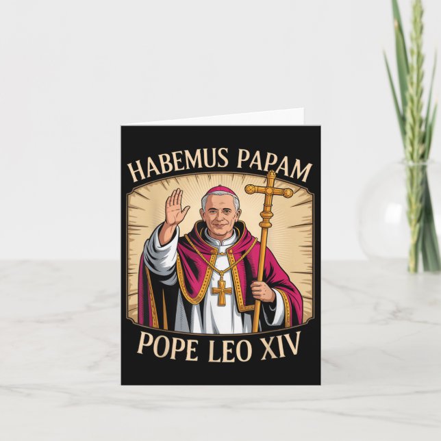 Habemus Papam Pope Leo Xiv Kort (Framsida)