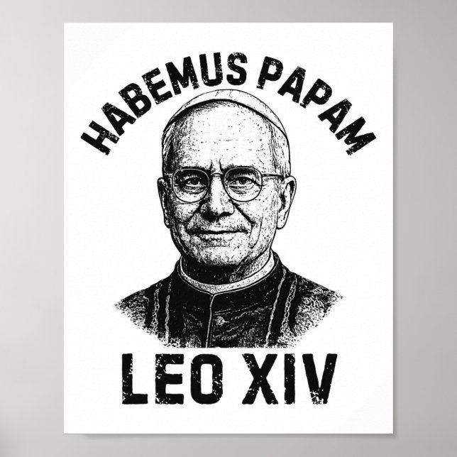 Habemus Papam Pope Leo Xiv Poster (Framsidan)