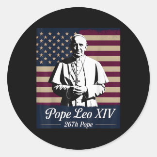 Habemus Papam Pope Leo Xiv Runt Klistermärke