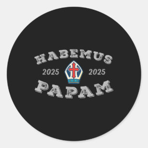 Habemus Papam Pope Val 2025 Leon Xiv Runt Klistermärke