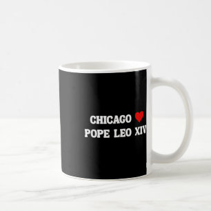 Habemus Papam Val 2025 Chicago Kärlek Heart Pop Kaffemugg