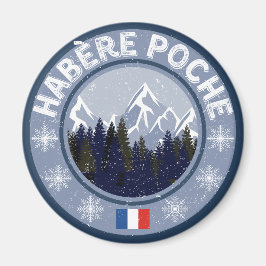Habère Poche Station de Ski Magnet