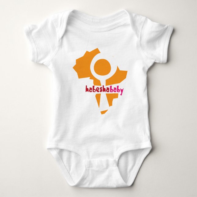Habesha babyskjorta t shirt (Framsida)