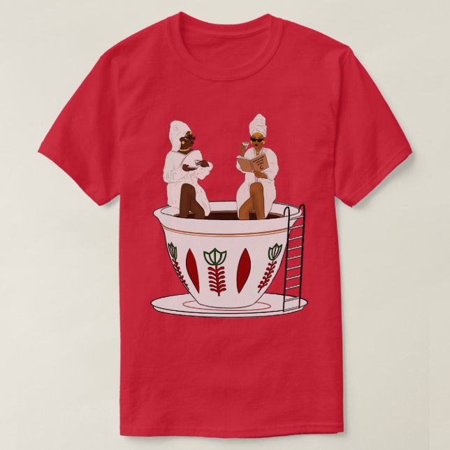 Habesha Women Coffee Jebena Caffeine etiopians Ba T Shirt (Design framsida)