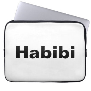 "Habibi" ح ب ي ب en minimalism ي ord Laptop Fodral