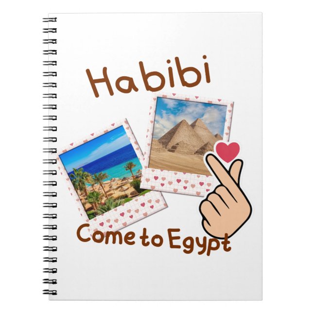 Habibi Kom Till Egypten Anteckningsbok (Framsidan)