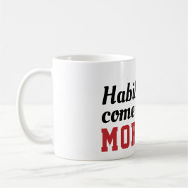 Habibi Kom till Marockos Flagga Red Grönt Star Kaffemugg