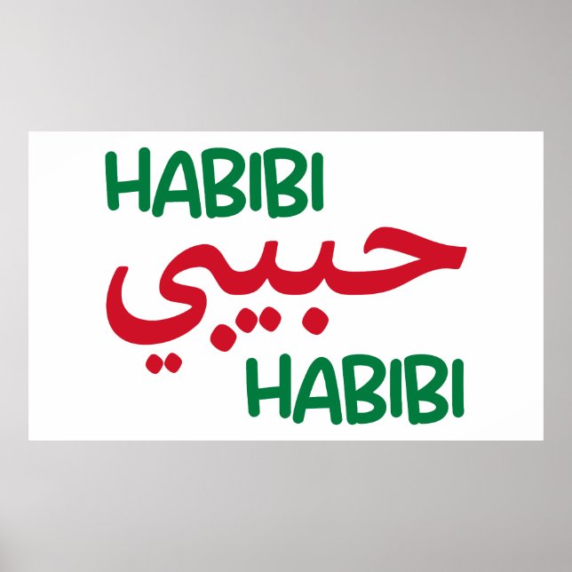 Habibi Poster (Framsidan)