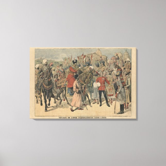 Habibullah Kahn Emir of Afghanistan Canvastryck (Framsida)