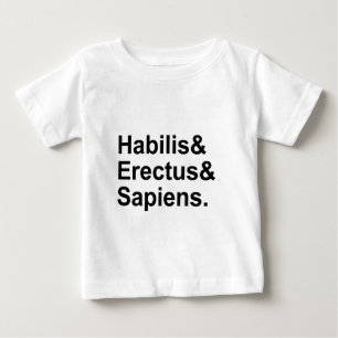 Habilis Erectus Sapiens Medlemmar av släktet Hom T-shirt