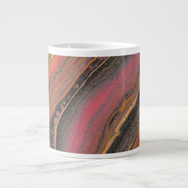 Habit of Lovin 3 Unique Abstrakt Mugg Jumbo Mugg (Framsidan)