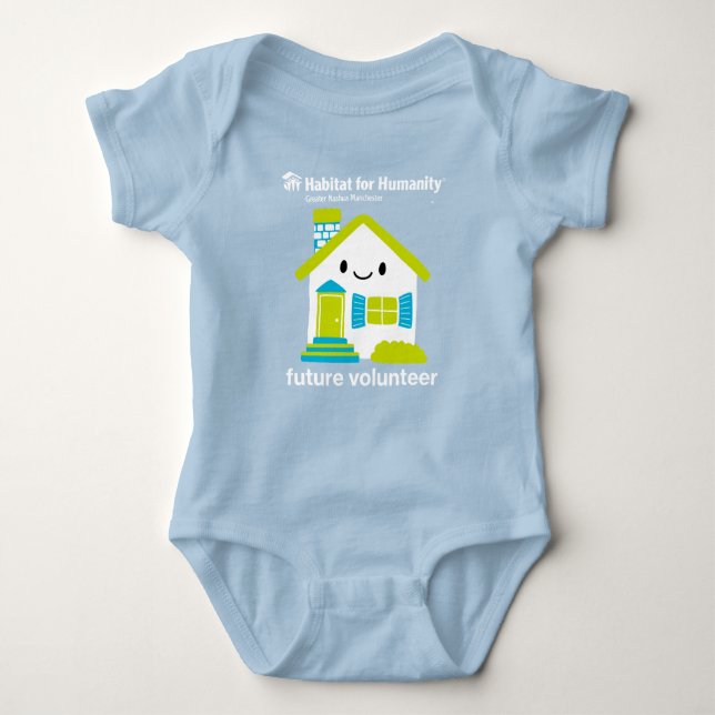 Habitat GNM One Piece for Babies T Shirt (Framsida)