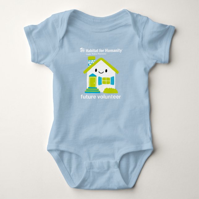 Habitat GNM One Piece för spädbarn T Shirt (Framsida)