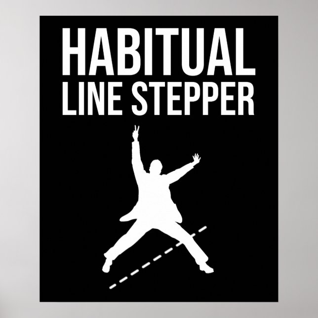 Habitual Line Stepper Poster (Framsidan)