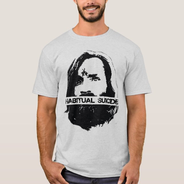 Habitual självmordanarki tee (Framsida)