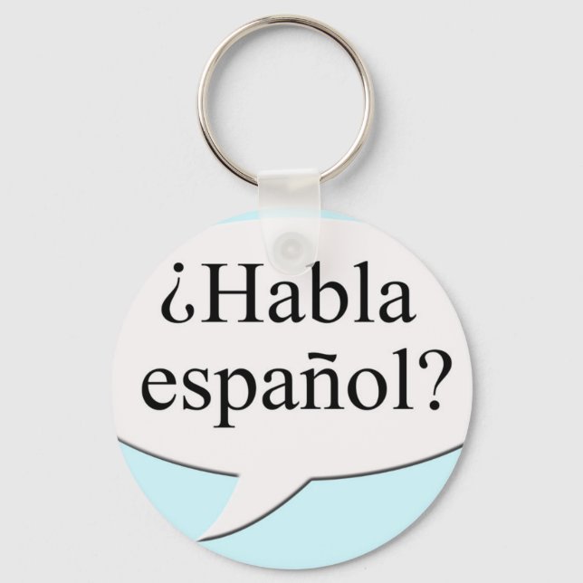 Habla español? Talar du spanska? Nyckelring (Framsida)