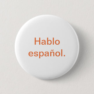 Hablo español knapp