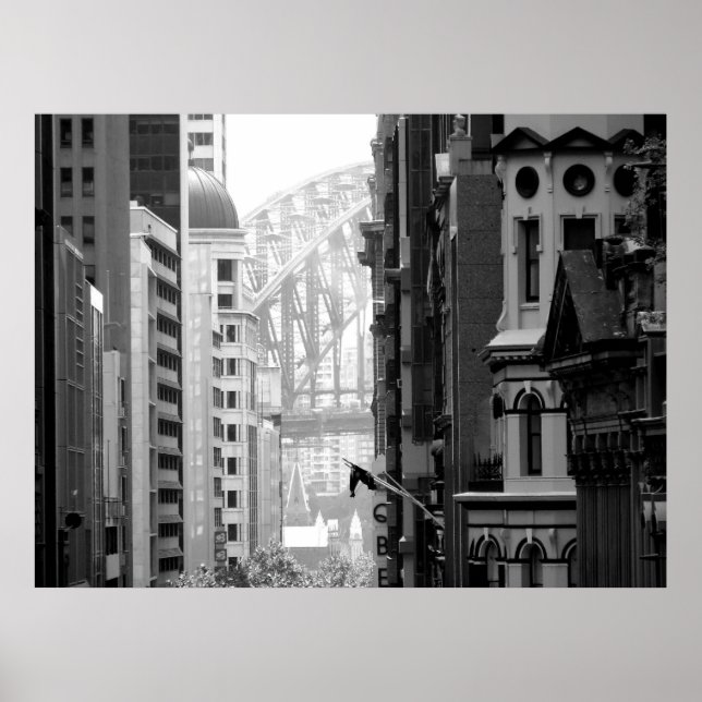 Habour Bridge-vy 1b Poster (Framsidan)