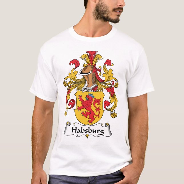 Habsburg familjvapensköld t shirt (Framsida)