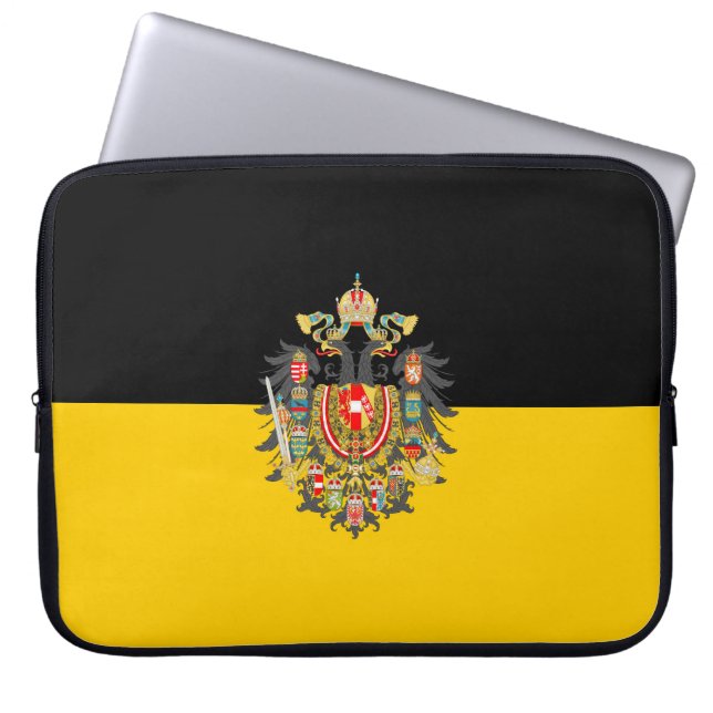 Habsburg flagga och Imperial Jacka av Arm Laptop Fodral (Framsidan)