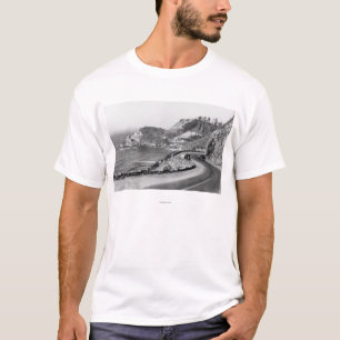 Hacenta Head fyr och Oregon kustenhuvudväg T Shirt