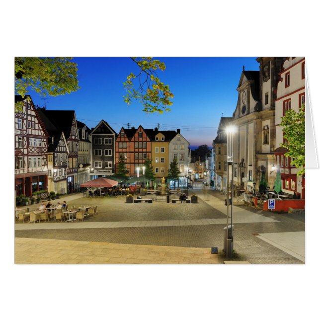 Hachenburg change Markt Hälsningskort (Framsidan Horizontal)