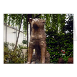 hachikō shibuya hälsningskort
