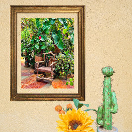 Hacienda Garden Ordförande Poster