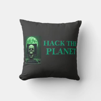 HACK PLANET - IT-dominans börjar här Kudde