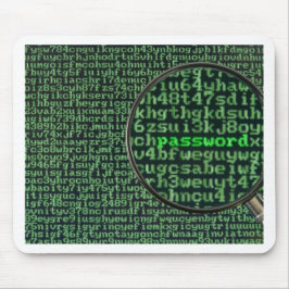 Hacka för lösenord musmatta