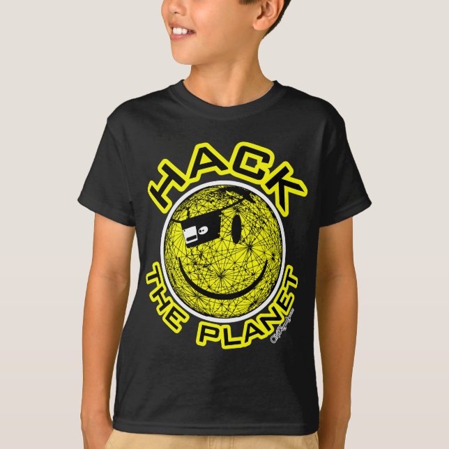 Hacka planet tee (Framsida)