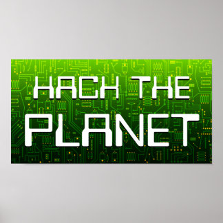 hacka planeten poster