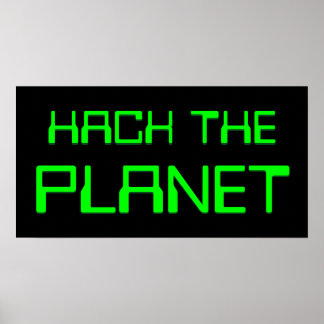 hacka planeten poster