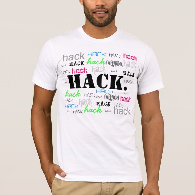 hacka tee shirt (Framsida)