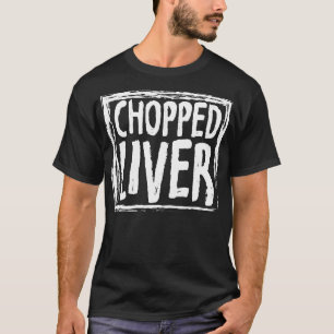 Hackad lever fånigt s t shirt