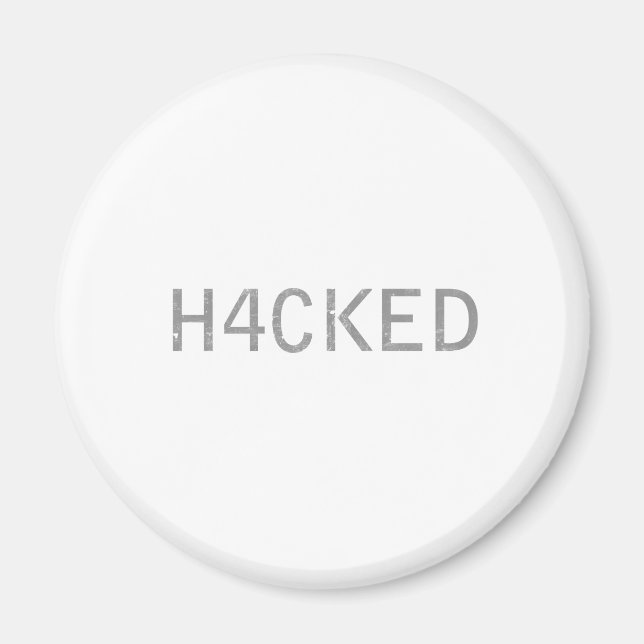 hackad magnet (Framsidan)