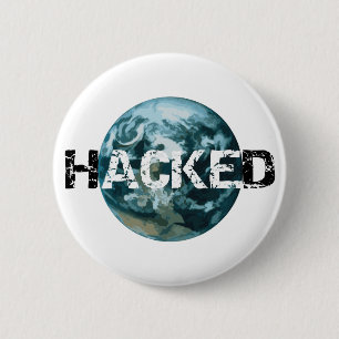 Hackad Planet Earth Knapp