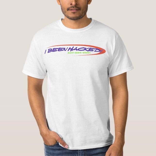 Hackad T-tröja Tee (Framsida)