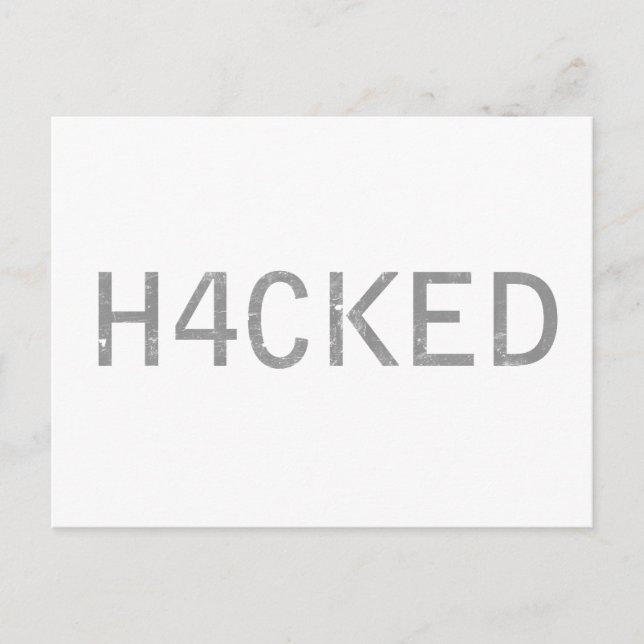 hackad vykort (Framsida)