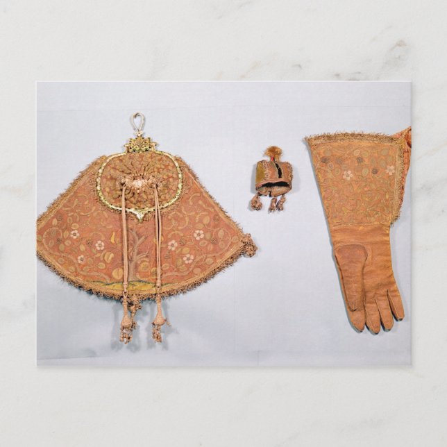 Hackande uppsättning påsar, handskar och huva, Fra Vykort (Framsida)