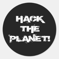 Hackar planetdekalen