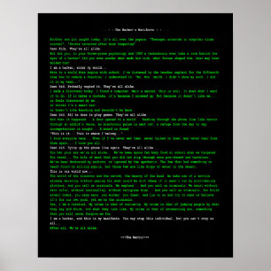 Hackarens manifest poster