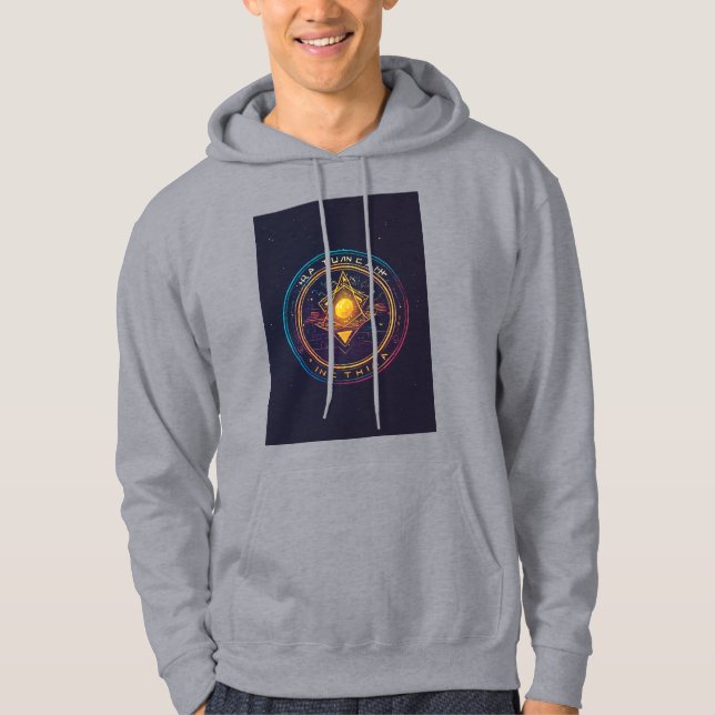 Hackaton Logotyp Design för hälsoinnovation Hoodie (Framsida)