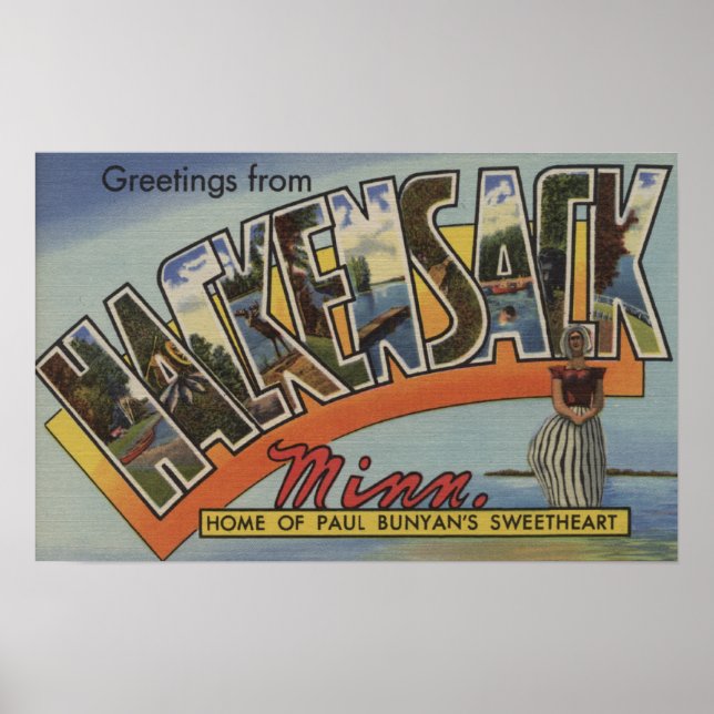 Hackensack, Minnesota - Stora Brev Scenes Poster (Framsidan)