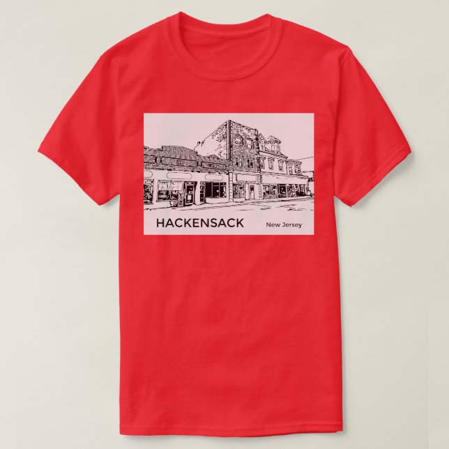 Hackensack New jersey T Shirt (Design framsida)