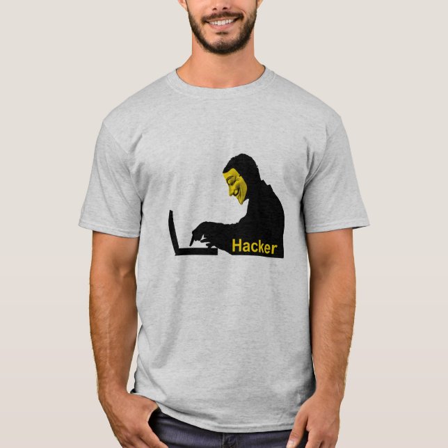 Hacker - Anonymous Tee Shirt (Framsida)
