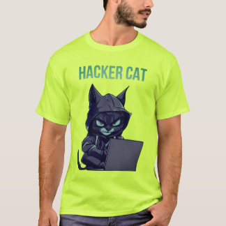 "Hacker Cat: Code Whisperer Tee" T Shirt