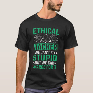 Hacker Computer Code Ethical Hacker Cybersecurity T Shirt