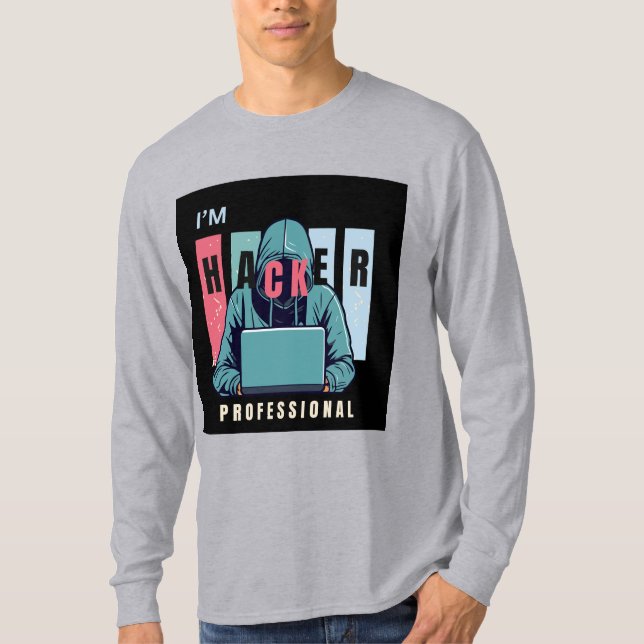 HACKER-design T Shirt (Framsida)